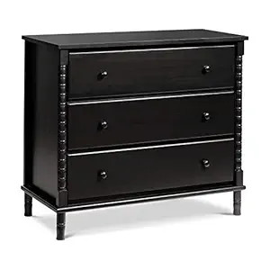 Davinci Jenny Lind Spindle 3-Drawer Dresser in Ebony | Amazon (US)