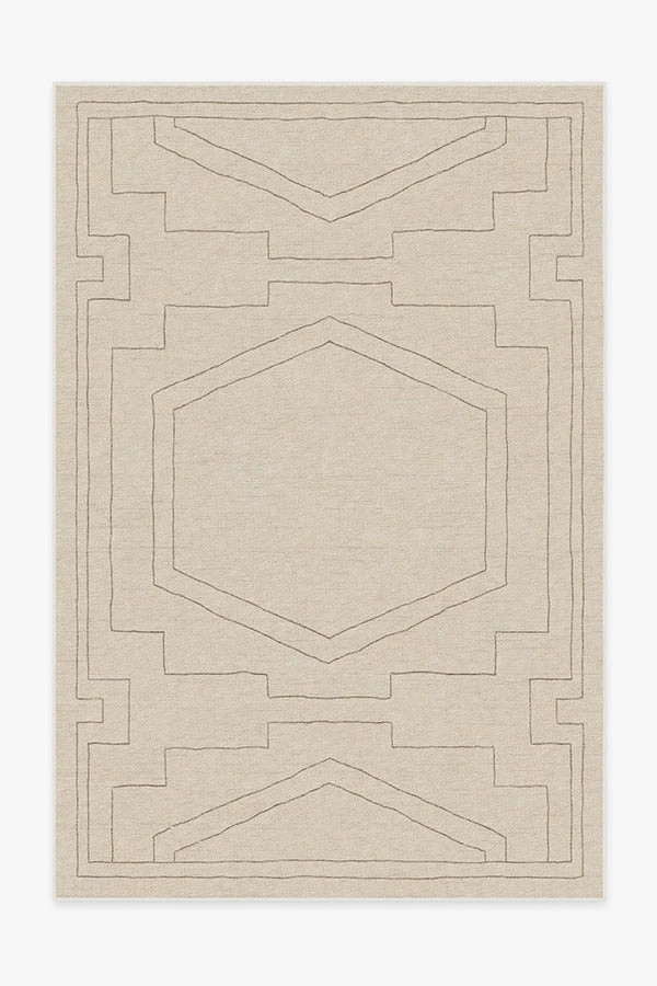 Freya Ivory & Camel Tufted Rug | Ruggable