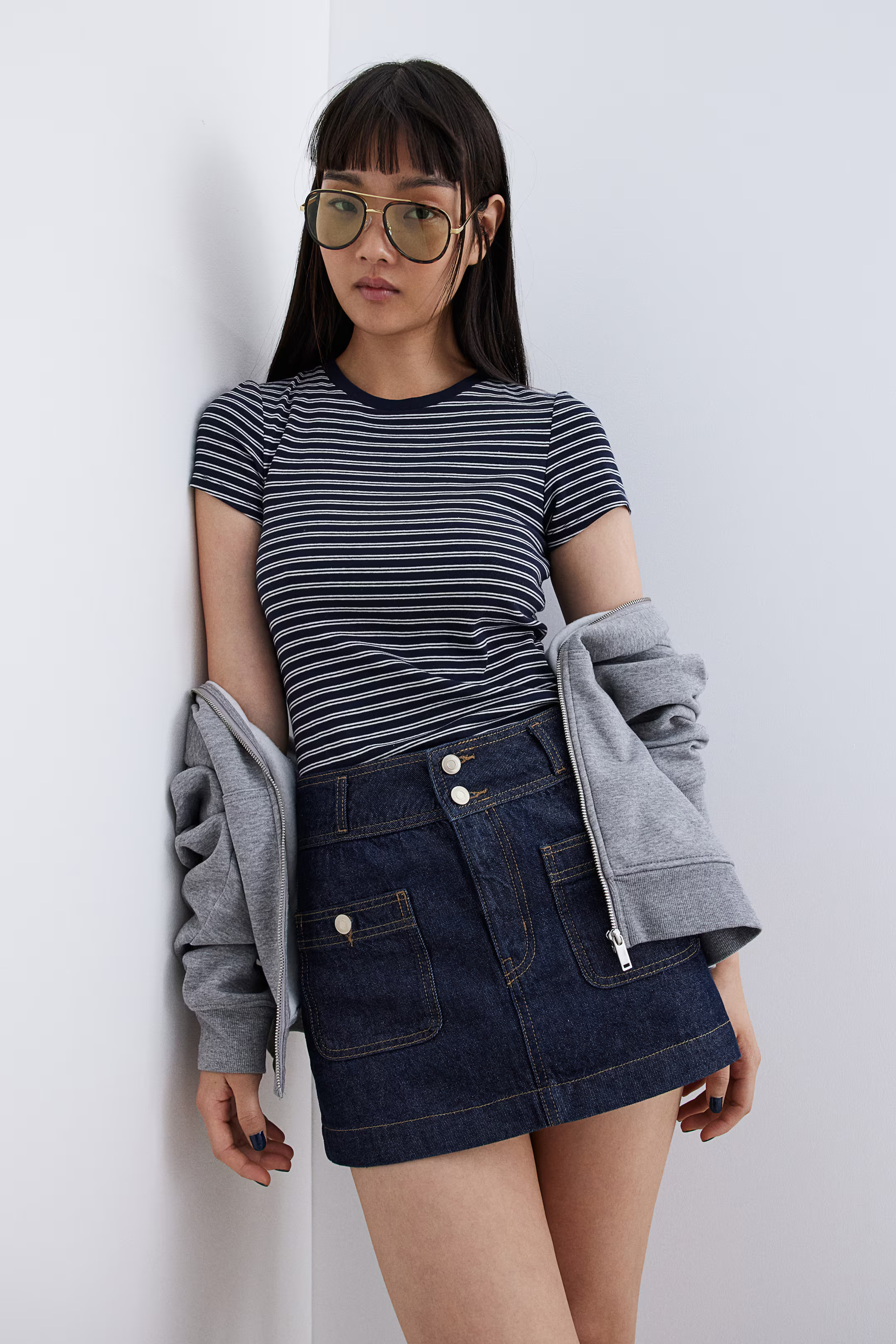 Ribbed T-shirt | H&M (US + CA)