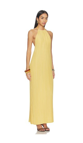 Kusum Maxi Dress in Golden Yellow | Revolve Clothing (Global)