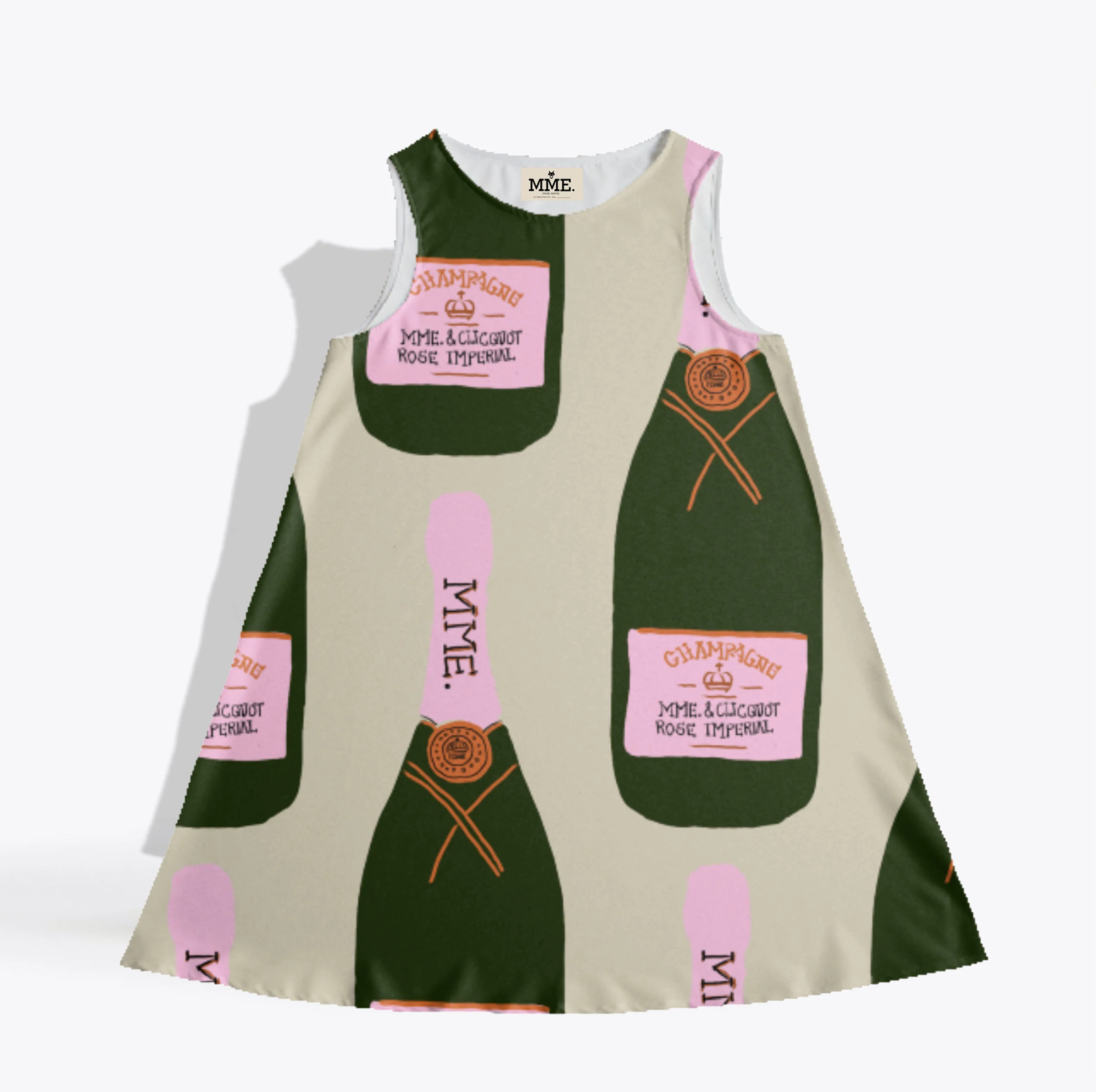 MME. CHAMPAGNE DRESS - PINK LABEL | MME.MINK