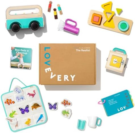 Lovevery, The Realist Play Kit + Bonus Book, Development Toddler Toys and Gift, Toys to practice ... | Amazon (UK)