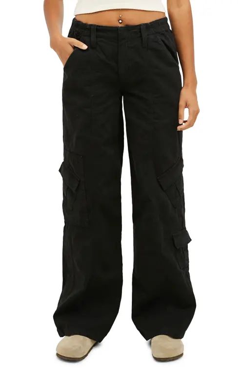 BDG Urban Outfitters Low Rise Cargo Pants in Obsidian at Nordstrom, Size Large | Nordstrom