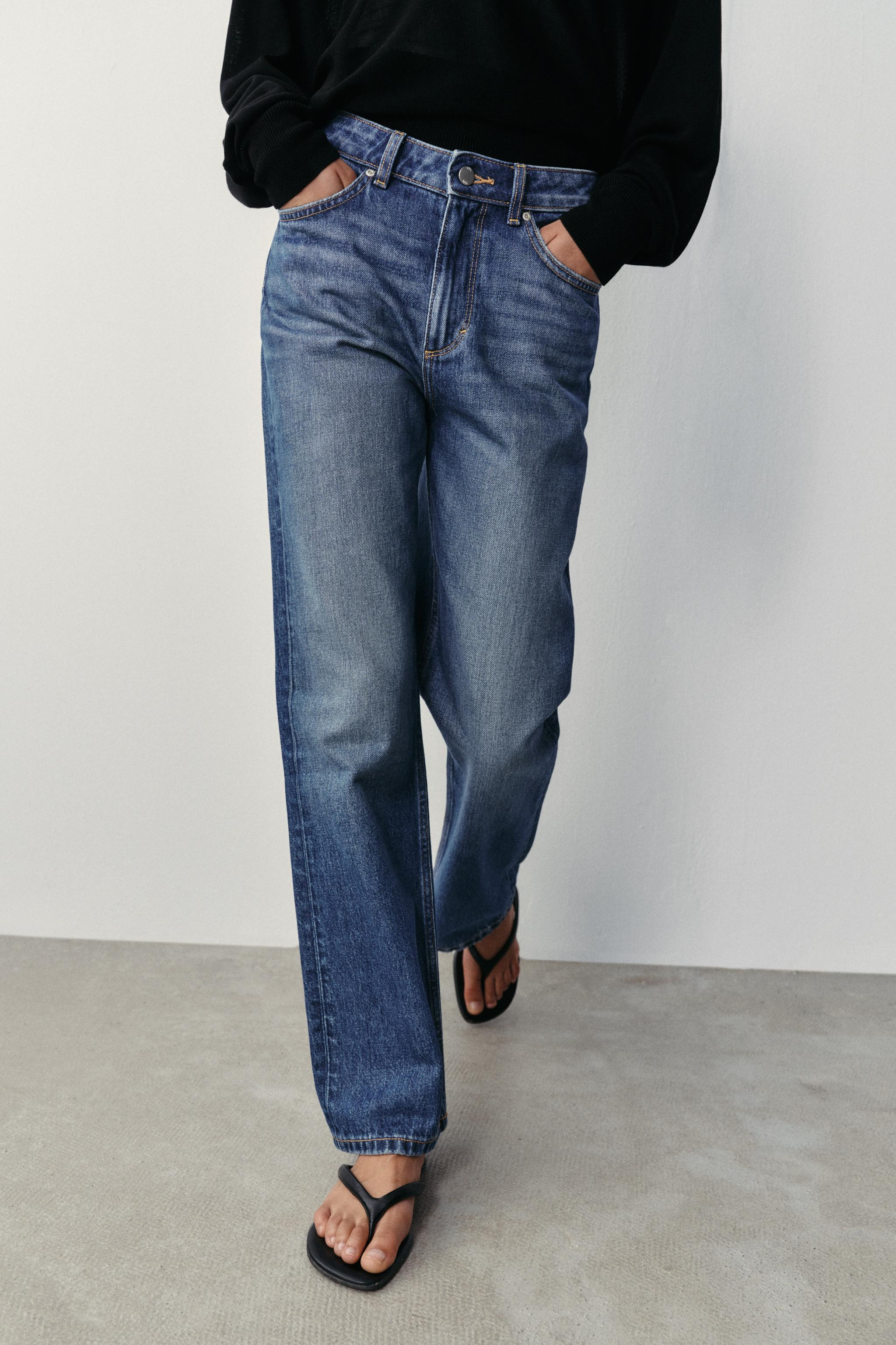 Z1975 HIGH RISE REGULAR LONG LENGTH JEANS | Zara Canada
