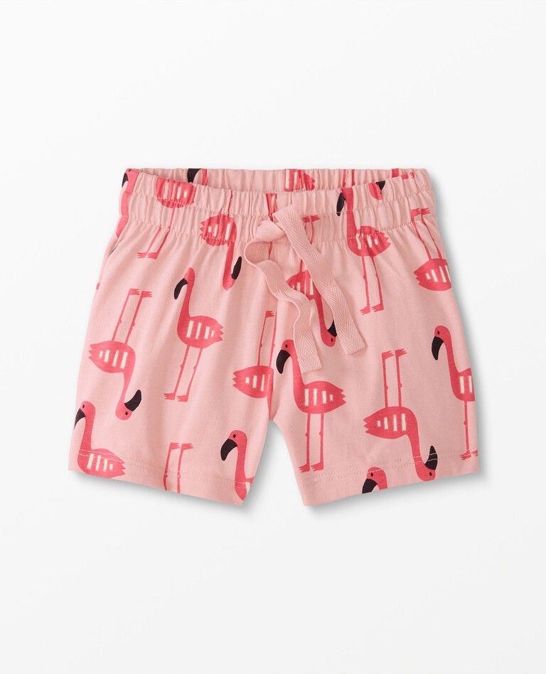 Baby Print Shorts In Cotton Jersey | Hanna Andersson
