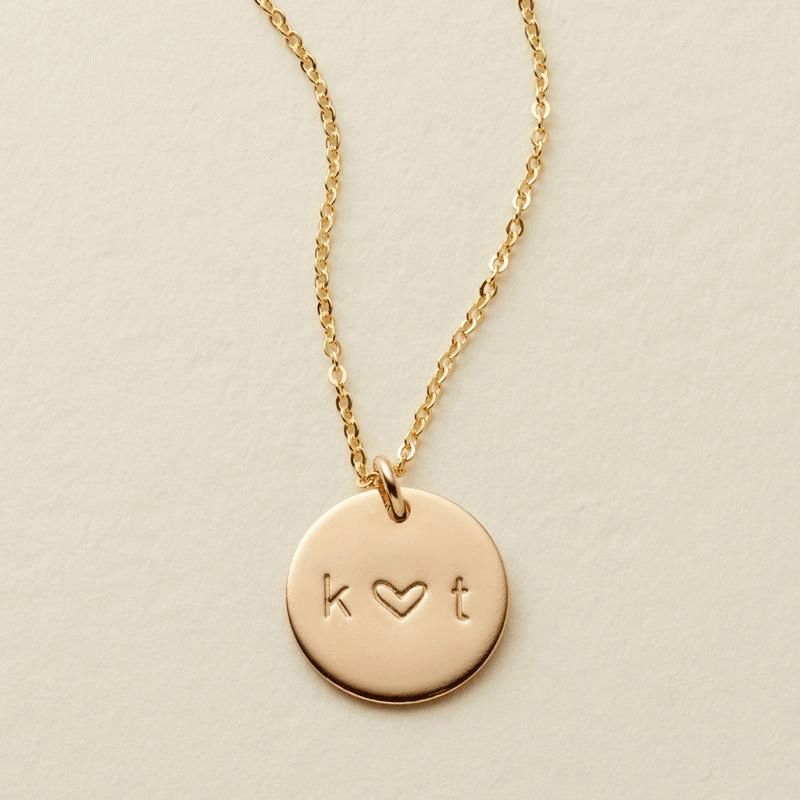 Love Disc Necklace | Made by Mary (US)