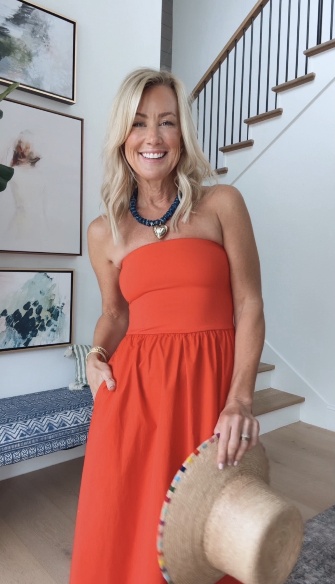 Another moment for this orange stunner! Such a great spring and summer dress. 

Dress: XS

#LTKOver40 #LTKSeasonal #LTKootd