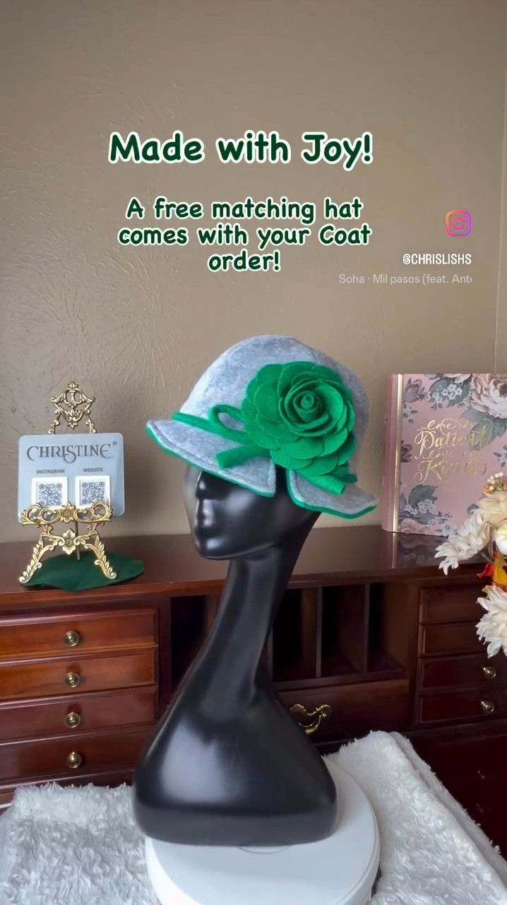 ▪️A free matching hat comes with your coat order! It’s perfect for those who appreciate vintage and stylish fashion!

▪️This exclusive deal is available in Europe, directly from my trusted partners in UK and Spain.
———-
#vintagehat #1920shat #matchingoutfits #fashionblogger #ltkfashion #ltkeurope #etsyhandmade #shopltk

#LTKFallSale #LTKVideo #LTKSeasonal