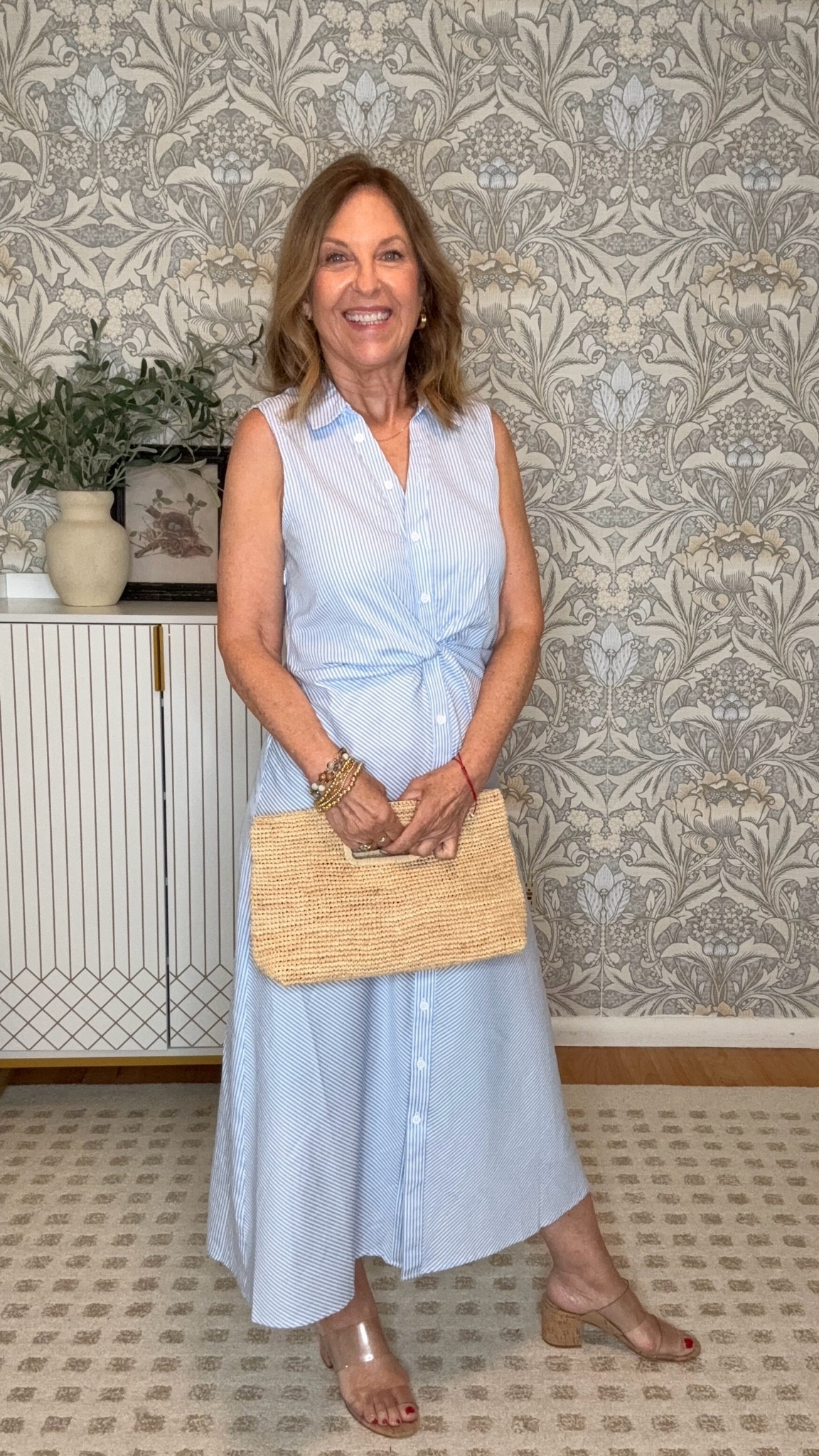 The cutest shirt dress available in regular and petite.

In the photo I’m wearing a regular extra small, but I’ve ordered a petite small, which will be a little shorter in the waist and length. 
Fits tts. 
So cute & easy.

#LTKootd #LTKPetite #LTKOver40