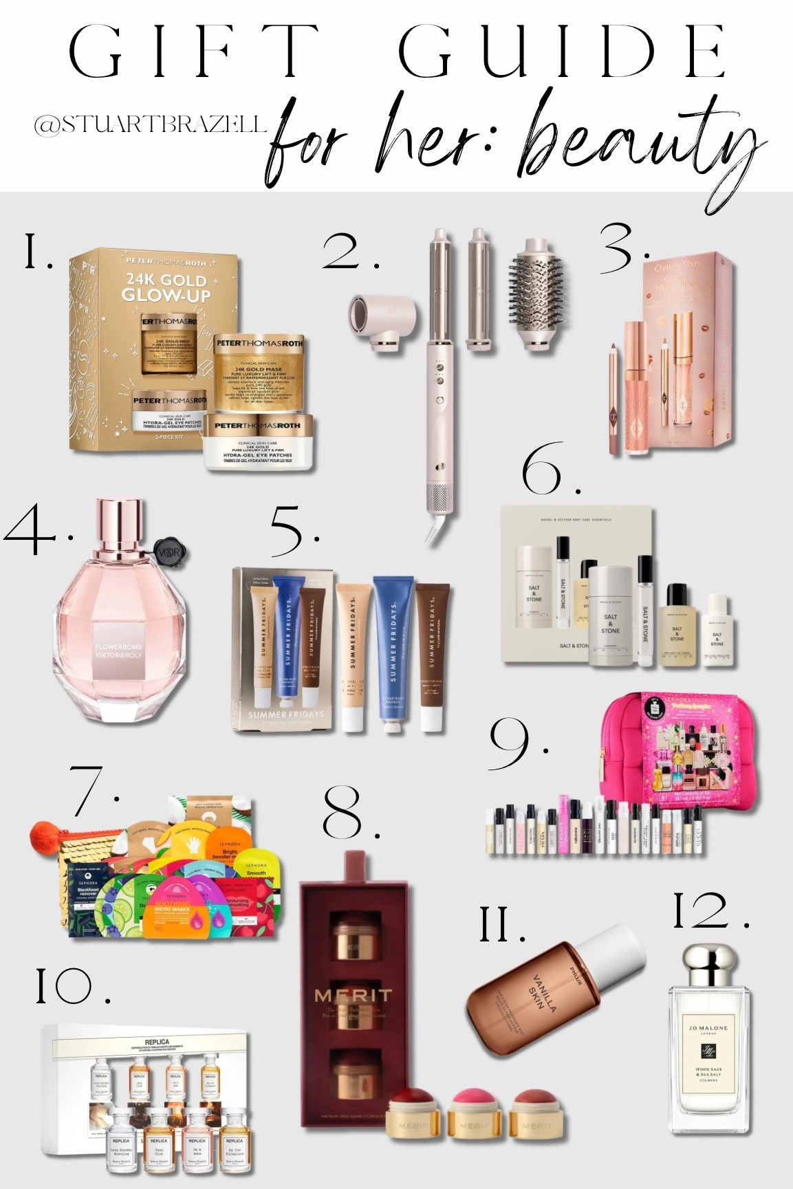Beauty gift ideas for her! 

#LTKGiftGuide #LTKHoliday