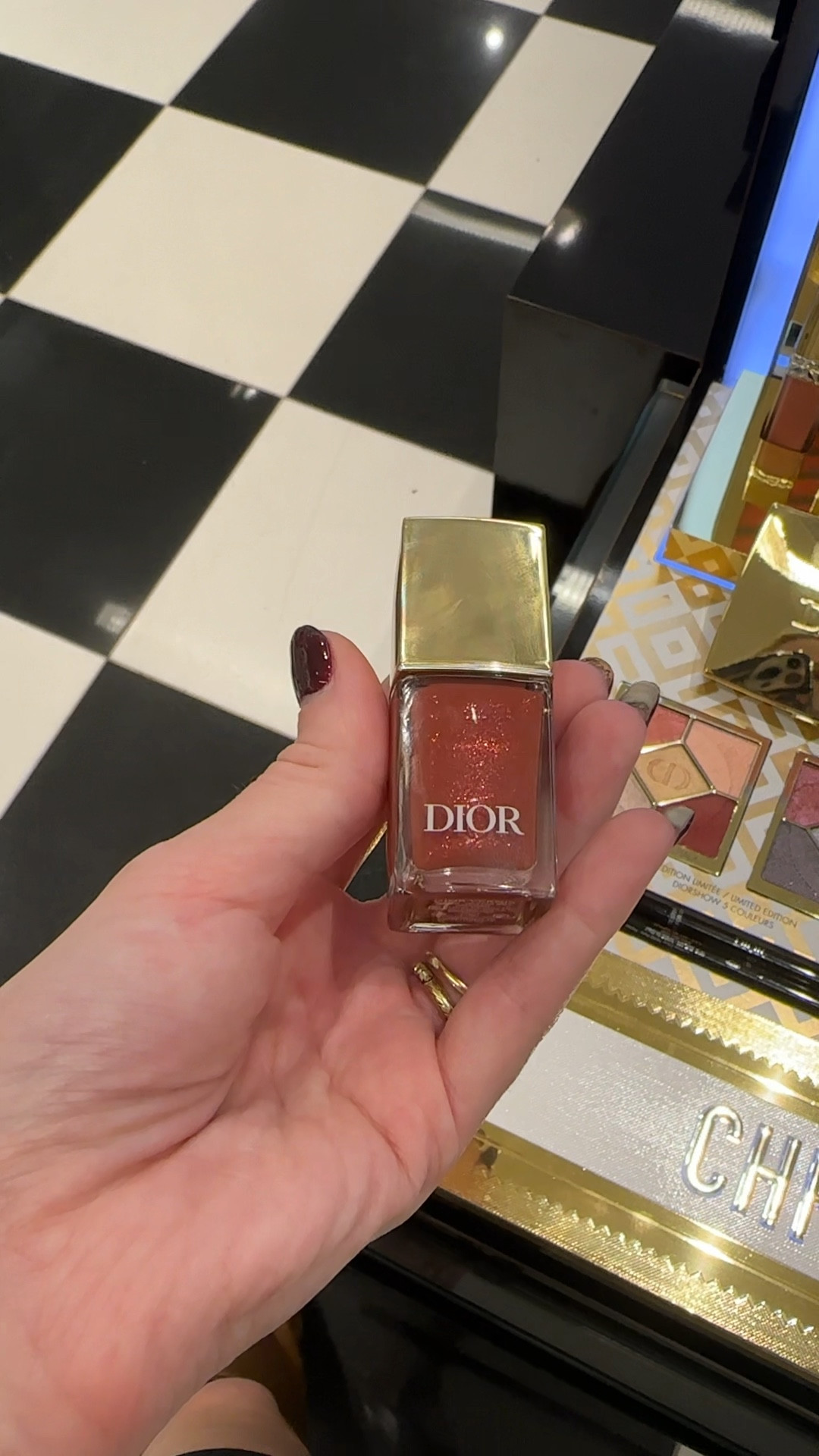 A gorgeous luxy stocking stuffer idea (a little more brick in person) 

Dior | stocking stuffer | nail polish | stocking stuffer for her | gifts for her 

#LTKHoliday #LTKGiftGuide #LTKFindsUnder50