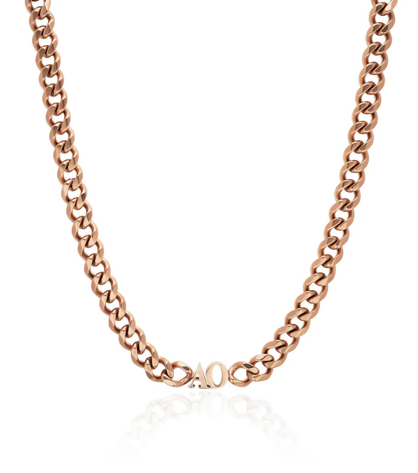 Initial Choker (Rose Gold) | Abbott Lyon