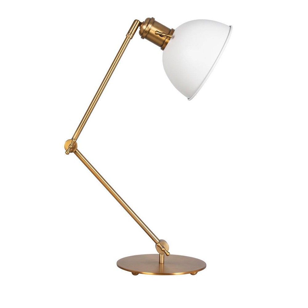 Metal Desk Lamp Antique Brass - Threshold | Target
