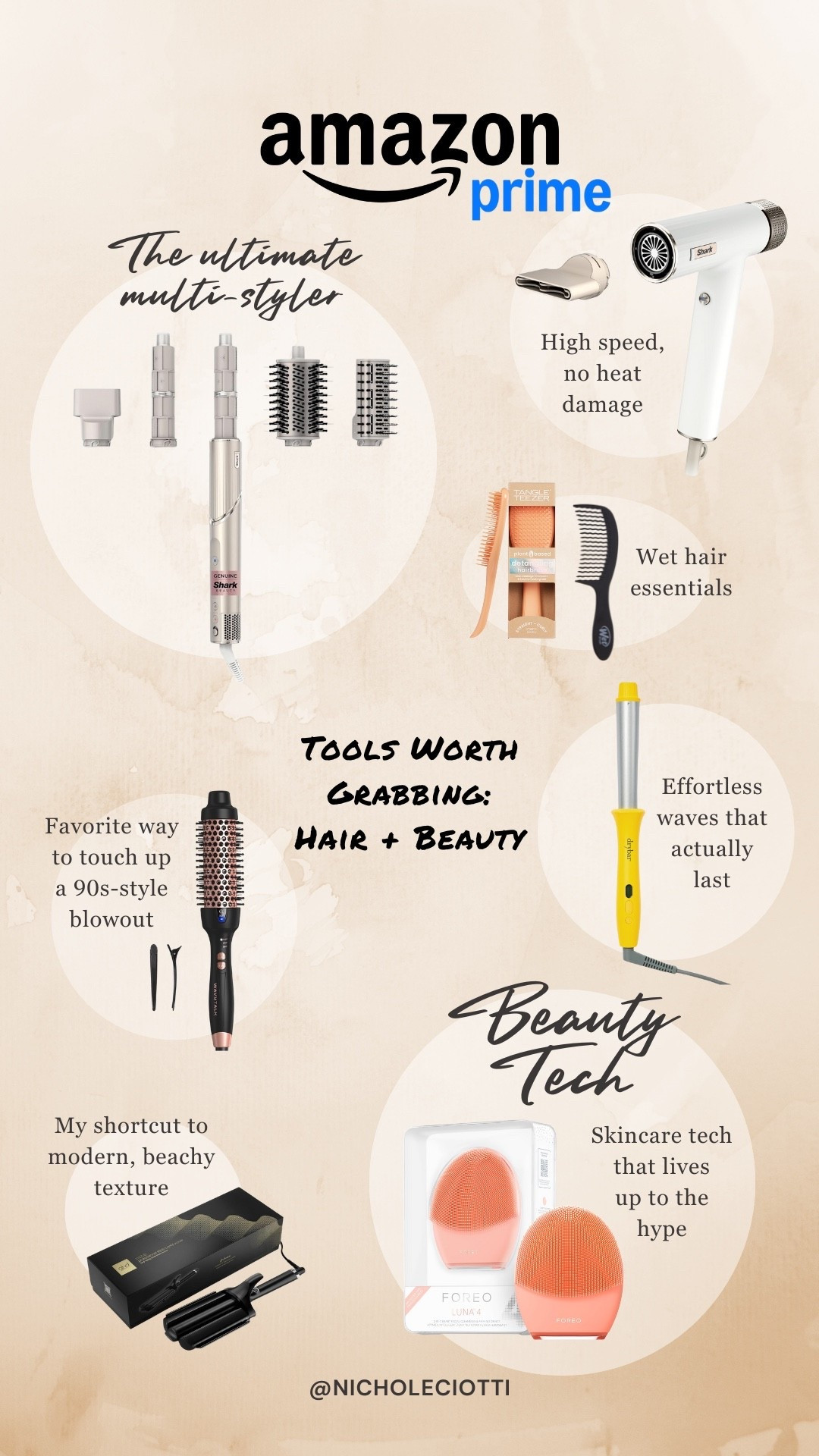 My favorite hair and beauty tools that are actually worth grabbing during Amazon Prime Day 🛍️ Perfect for gifting or upgrading your own routine. From my go-to thermal brush for touch-ups to multi-stylers, hot brushes, and a curling wand that makes every day a great hair day. These are the ones I reach for over and over again!

#LTKFindsUnder100 #LTKBeauty #LTKSaleAlert