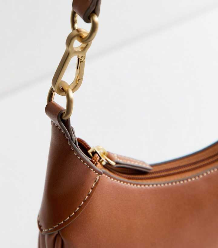 Tan Brown Stitch Detail Mini Shoulder Bag | New Look | New Look (UK)