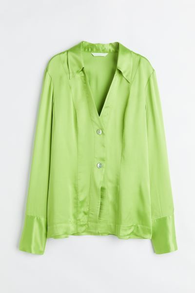 Glanzende blouse | H&M (DE, AT, CH, NL, FI)