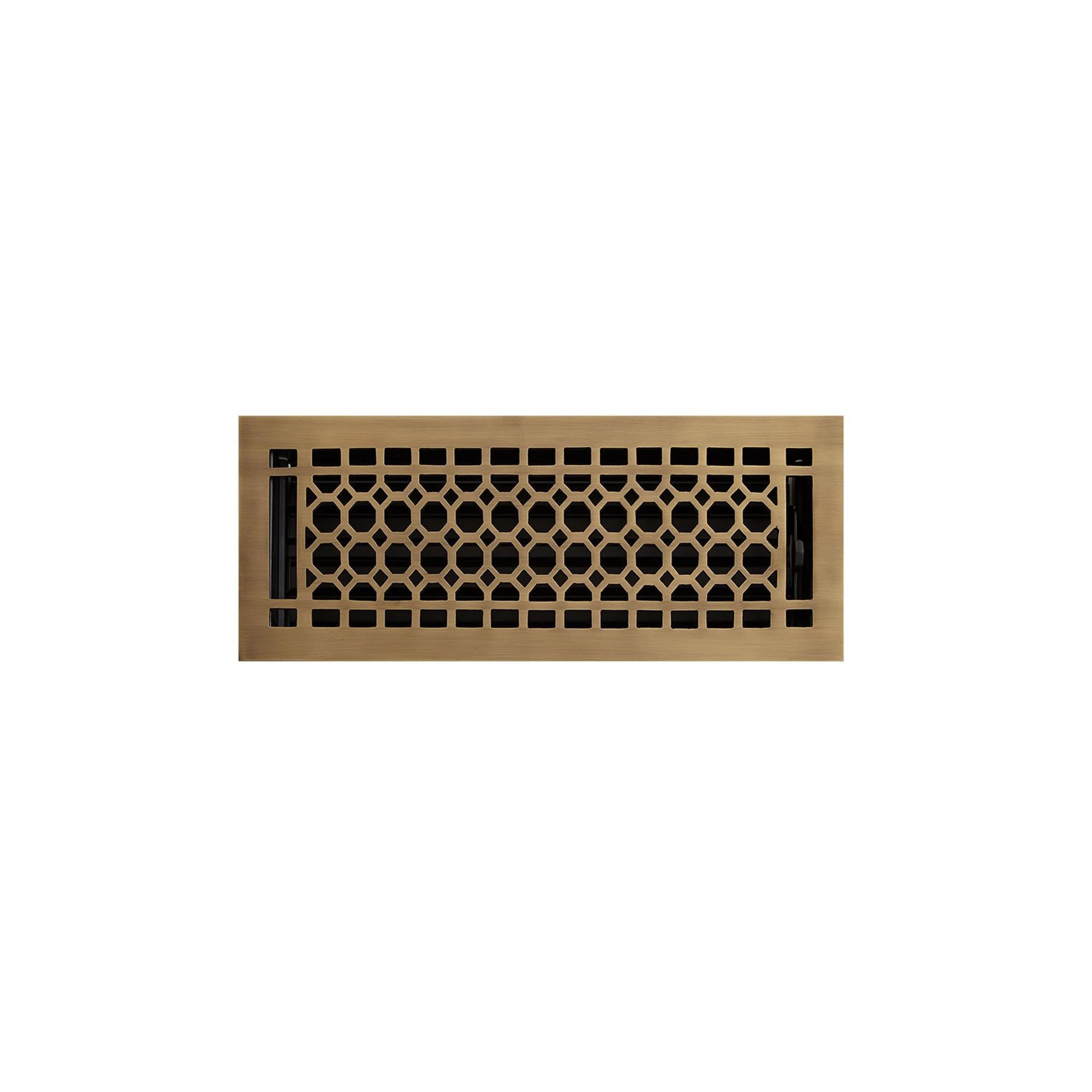 Signature Hardware Honeycomb Brass Floor Register & Reviews | Wayfair | Wayfair North America