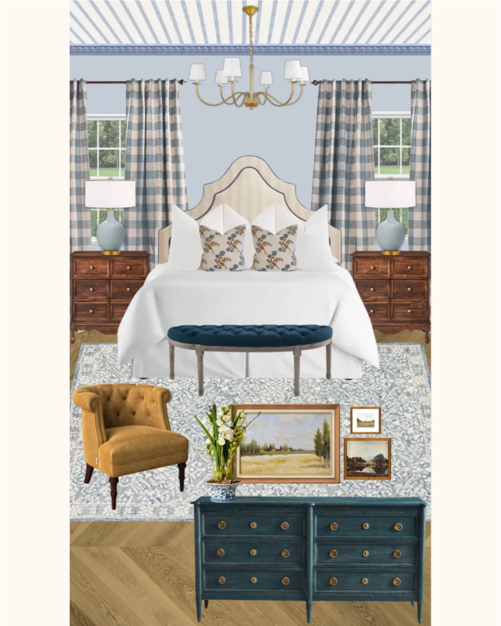 A beautiful cottage inspired bedroom design 

#LTKHome #LTKSaleAlert #LTKdayinmylife