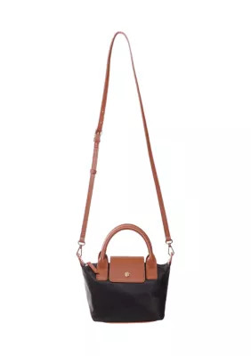 Nylon Key Item Top Handle Crossbody Bag | Belk