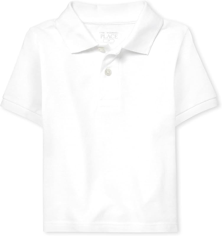 The Children's Place Baby Boys' and Toddler Short Sleeve Pique Polo | Amazon (US)