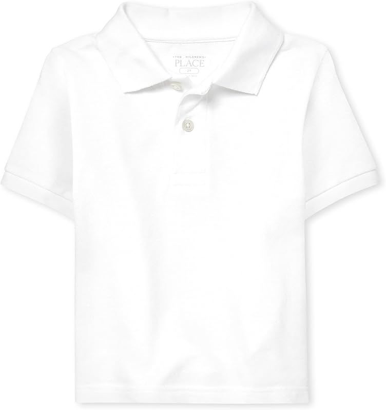 The Children's Place Baby Boys' and Toddler Short Sleeve Pique Polo | Amazon (US)