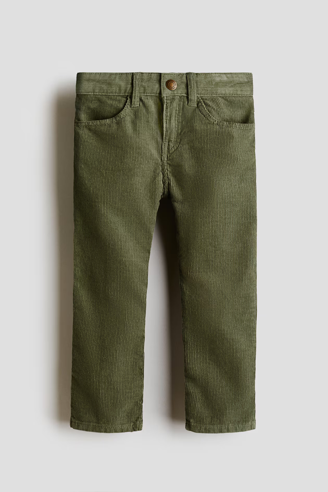 Dark green Relaxed-Fit Corduroy Pants for kids | H&M CA | H&M (US + CA)