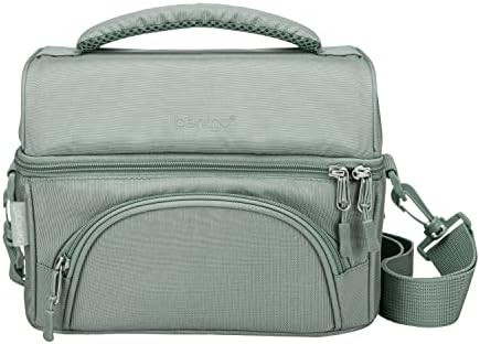 Bentgo\u00ae Deluxe Lunch Bag - Durable and Insulated Lunch Tote with Zippered Outer Pocket, Inte... | Amazon (US)