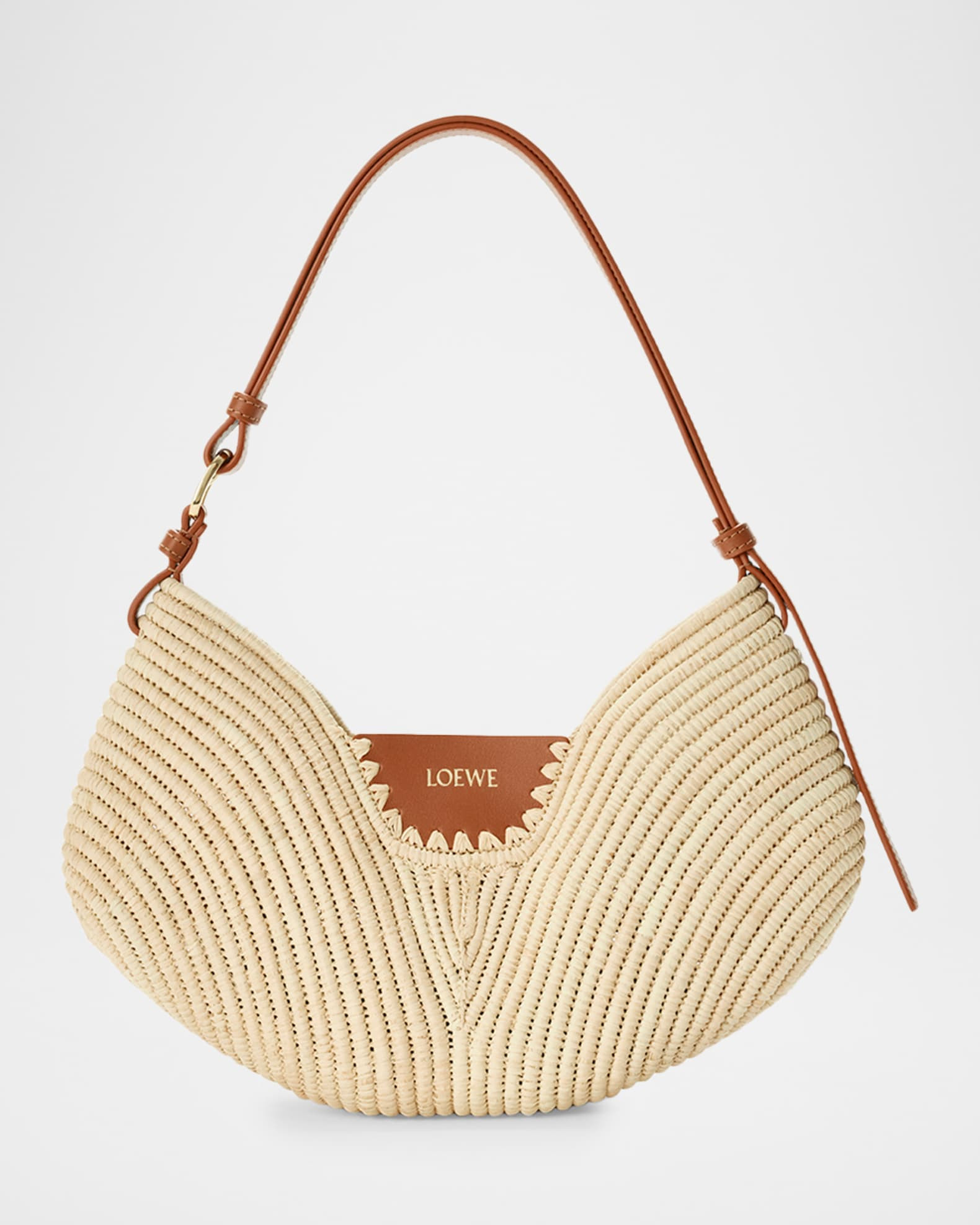 x Paula's Ibiza Swing Raffia Shoulder Bag | Neiman Marcus