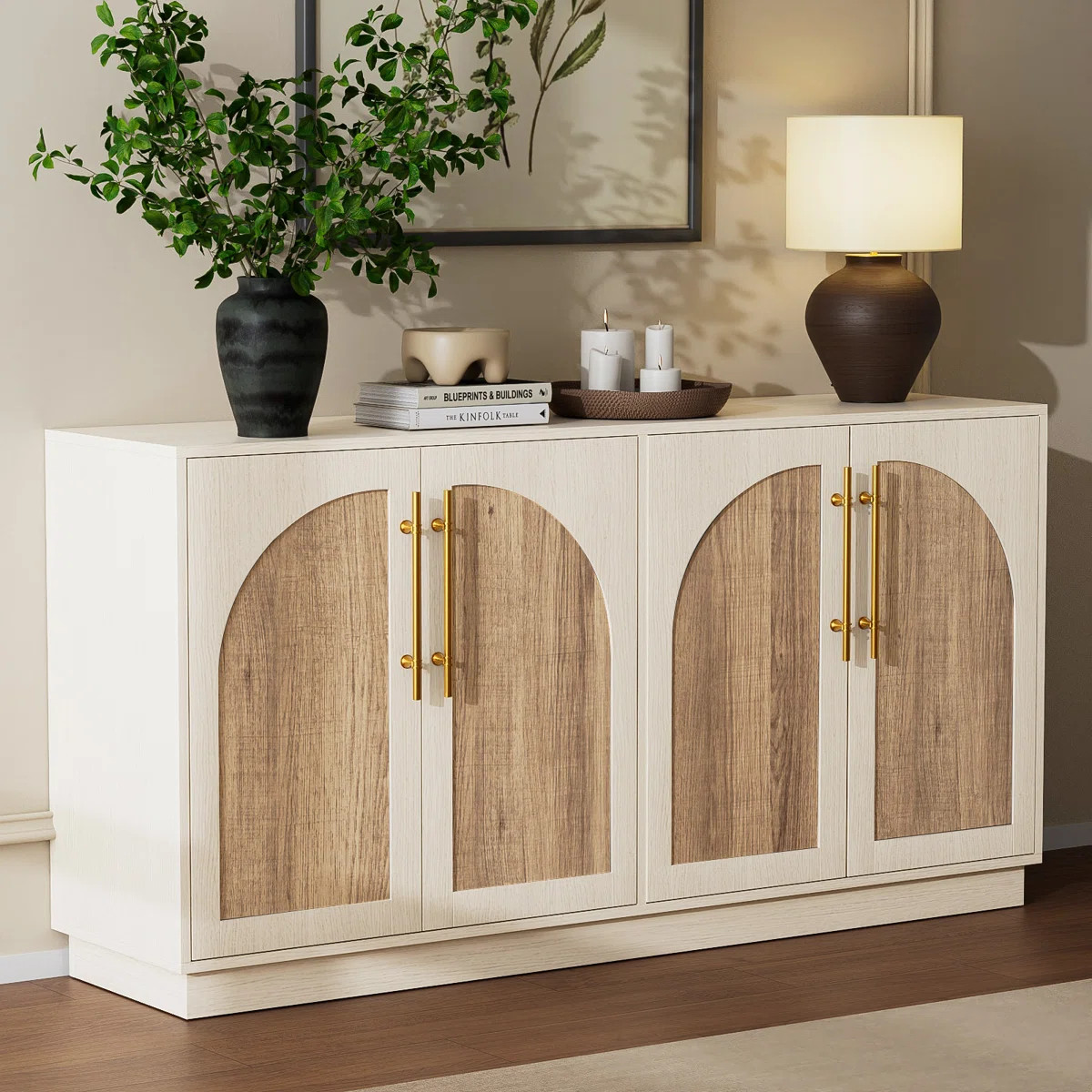 Arched Design 63"W Sideboard | Wayfair North America