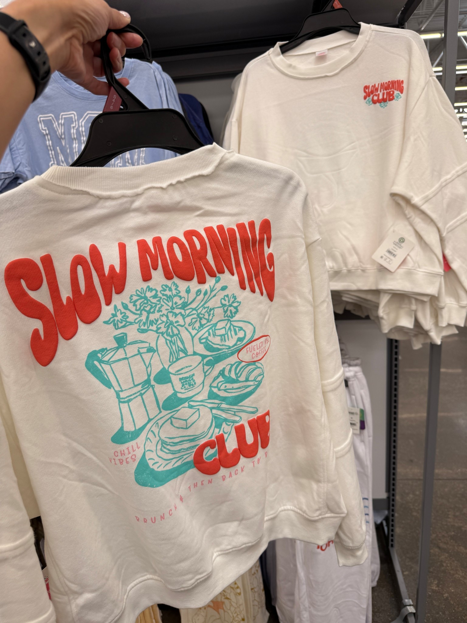 New graphic sweatshirt at Walmart!🤗
Long sleeve 
Casual


#LTKdayinmylife #LTKootd #LTKmorningroutine