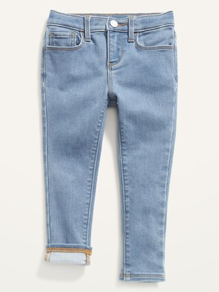Unisex Built-In Warm Rockstar Super Skinny Jeans for Toddler | Old Navy (CA)