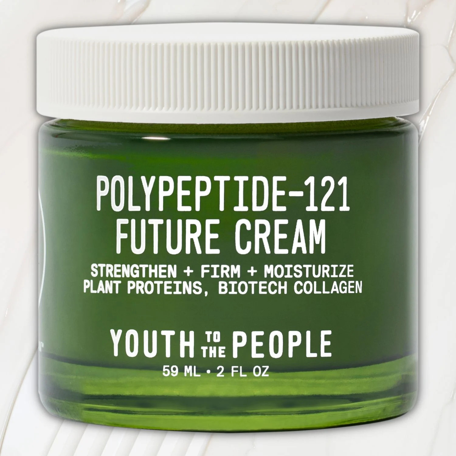Youth To The People Polypeptide-121 Future Moisture Cream - 2oz | Fragrance-Free Lightweight Moisturizer | Up to 24-Hour Hydration | Youth To The People