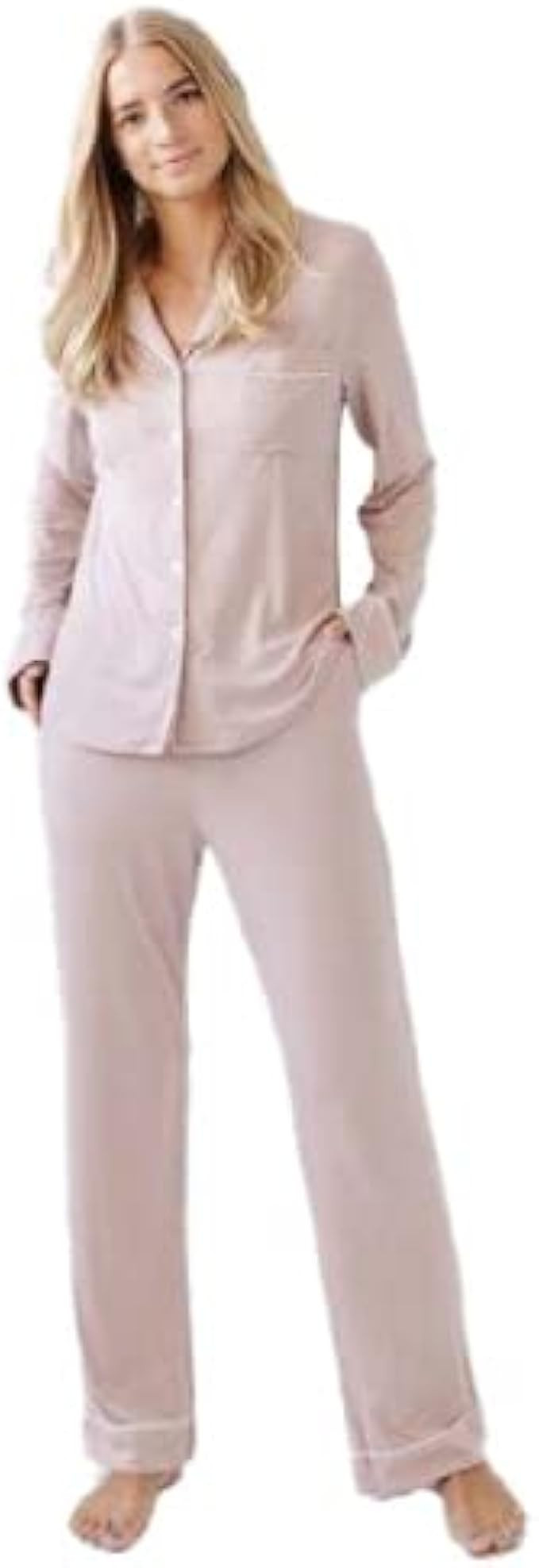 Cozy Earth Women's Long Sleeve Pajama Set | Amazon (US)