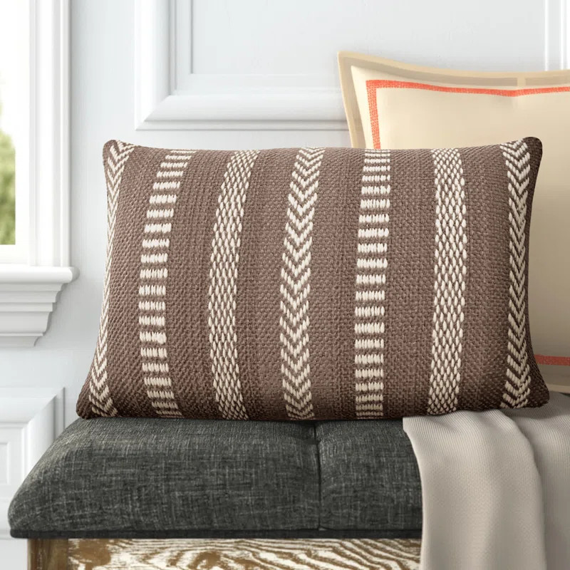 Joss & Main Positano Polyester/Polyester blend Lumbar Rectangular Indoor/Outdoor Pillow & Reviews... | Wayfair North America