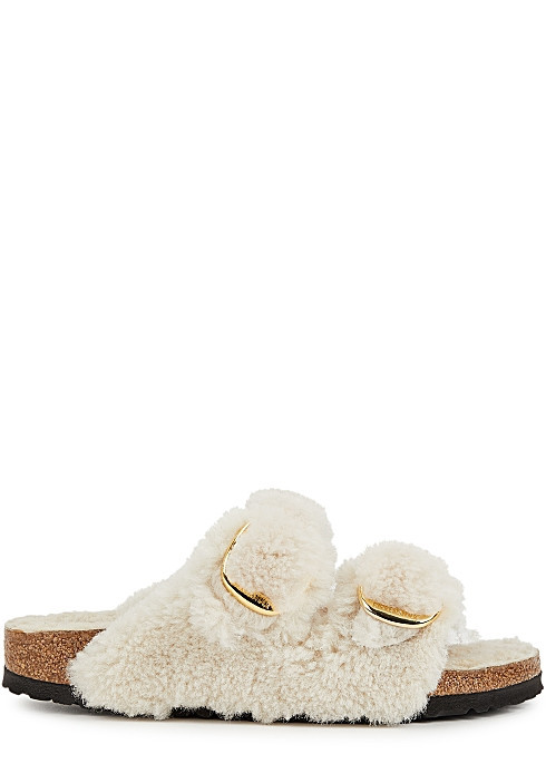 Arizona shearling sliders | Harvey Nichols (Global)