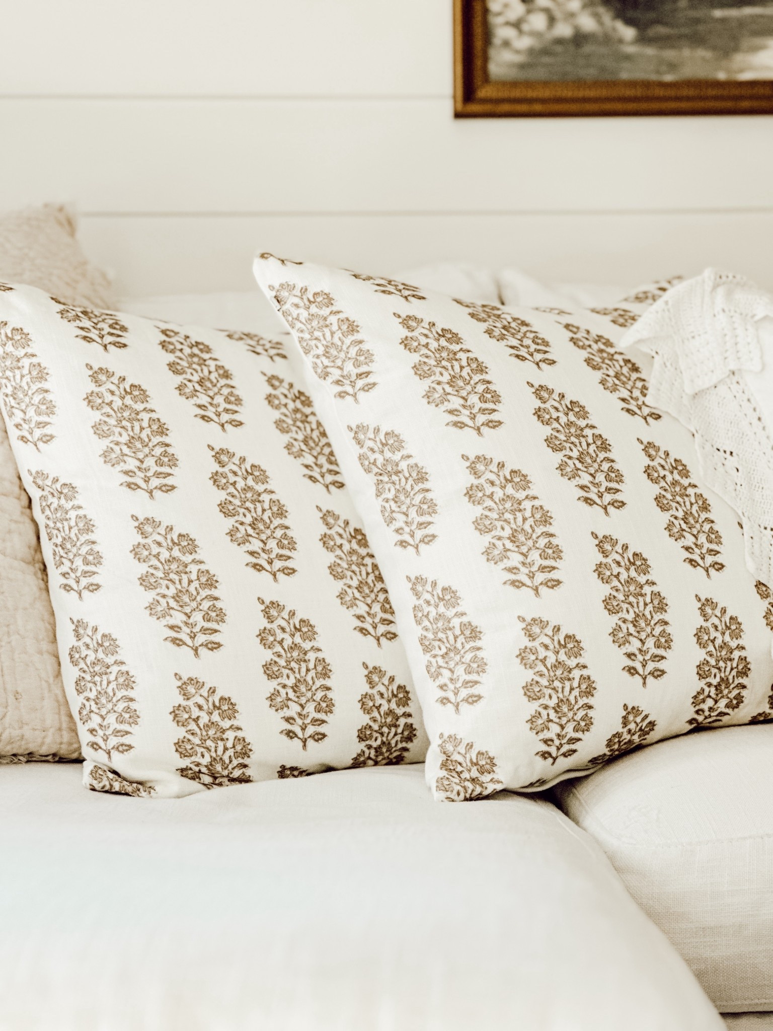 Updated our living room couch with the prettiest block print pillow covers. 

#LTKFindsUnder50 #LTKHome