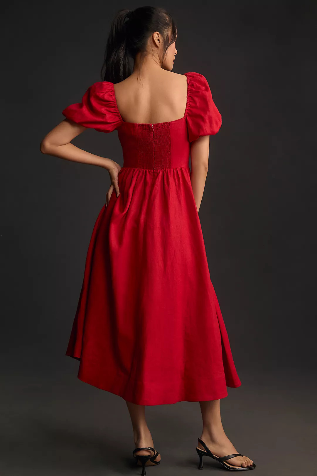 Reformation Marella Linen Dress | Anthropologie (US)