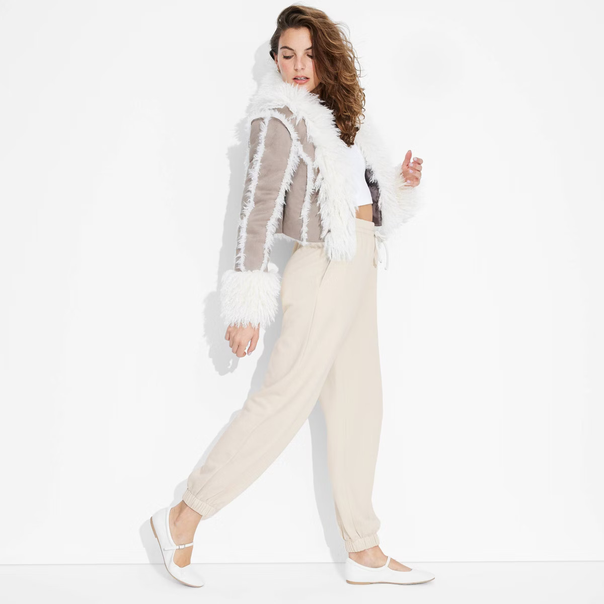 Women's High-Rise Baggy Joggers - Wild Fable™ | Target