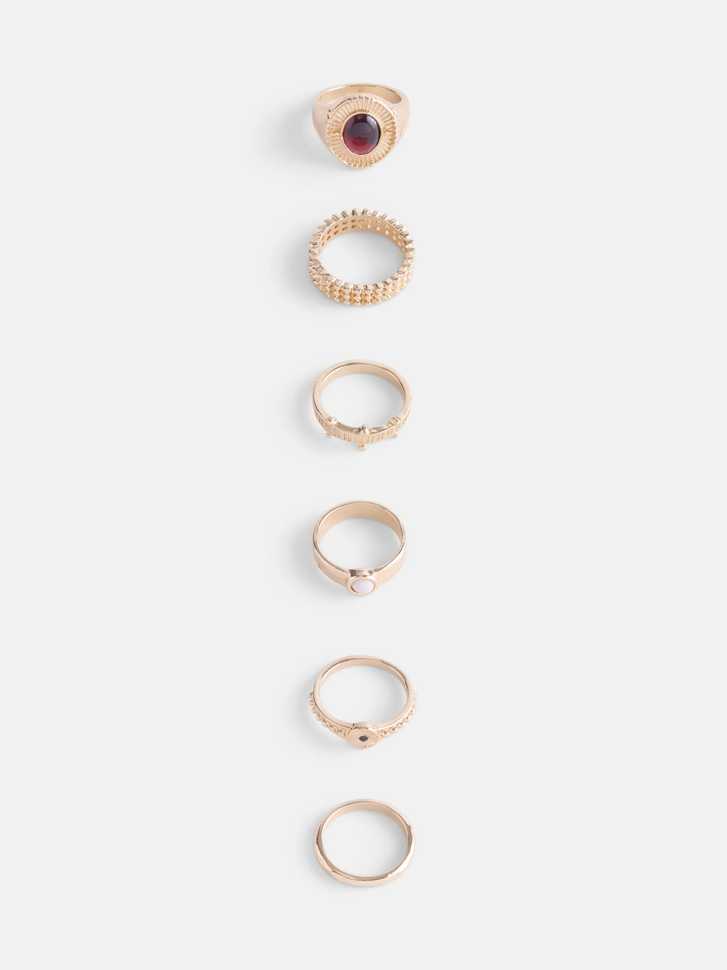 Scenario Women's 6Pc Ring Set | Walmart (US)