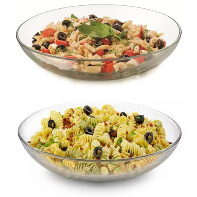 Libbey Selene Coupe Glass Serving Bowls, Set of 2 | Target