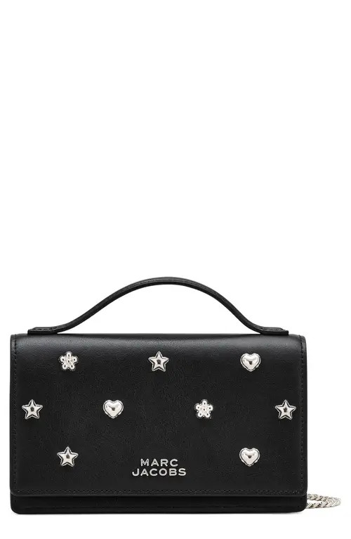 Marc Jacobs The Mini Icon Stud Glam Mirror Mini Bag in Black Multi at Nordstrom | Nordstrom