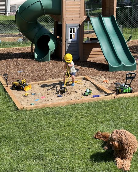 Kids play seat and sandbox toys and play! This is where we will be spending many summer moments. Love this sand digger!! 

#LTKFamily #LTKSeasonal #LTKFindsUnder50