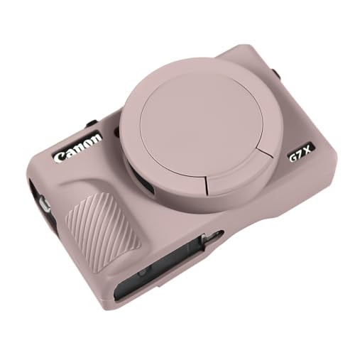 Easy Hood Case for Canon Powershot G7 X Mark III Digital Camera, Soft Silicone Protective Cover with Removable Lens Cover for Canon Powershot G7X Mark III DSLR Camera (Tiffany Pink) | Amazon (US)