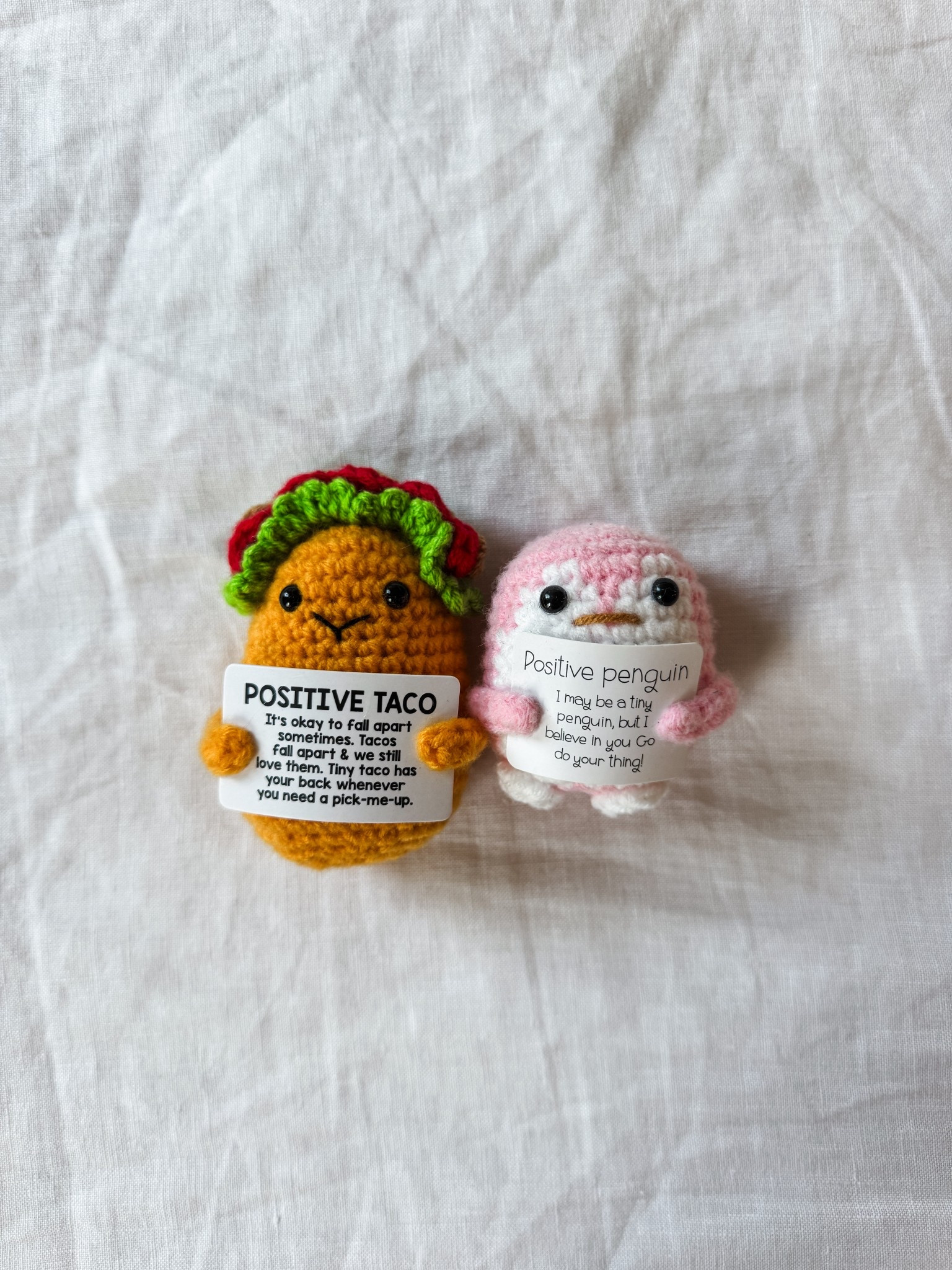 I think these are some of the best stocking stuffers out there. These were gifted to me by friends and I keep one in my kitchen and one in my bedroom! They are so adorable and make me smile every time I look at them and they are low cost. I love supporting the Etsy makers and I’m linking a few options here so you can find the best little guy for your friends and family! People are so talented with crochet and this is just such a cute way to keep the positivity going. 

#LTKHoliday #LTKselfcare #LTKGiftGuide