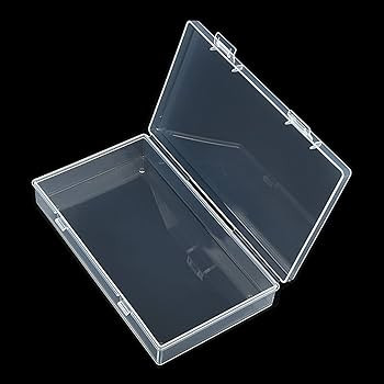 Thintinick 8 Pack Rectangular Clear Plastic Storage Containers Box with Hinged Lid for Beads and ... | Amazon (US)