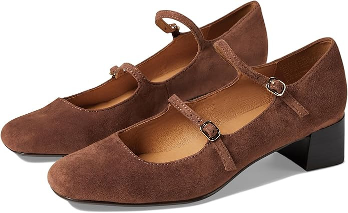 Madewell Women's Nettie Mary Jane Suede Pump | Amazon (US)