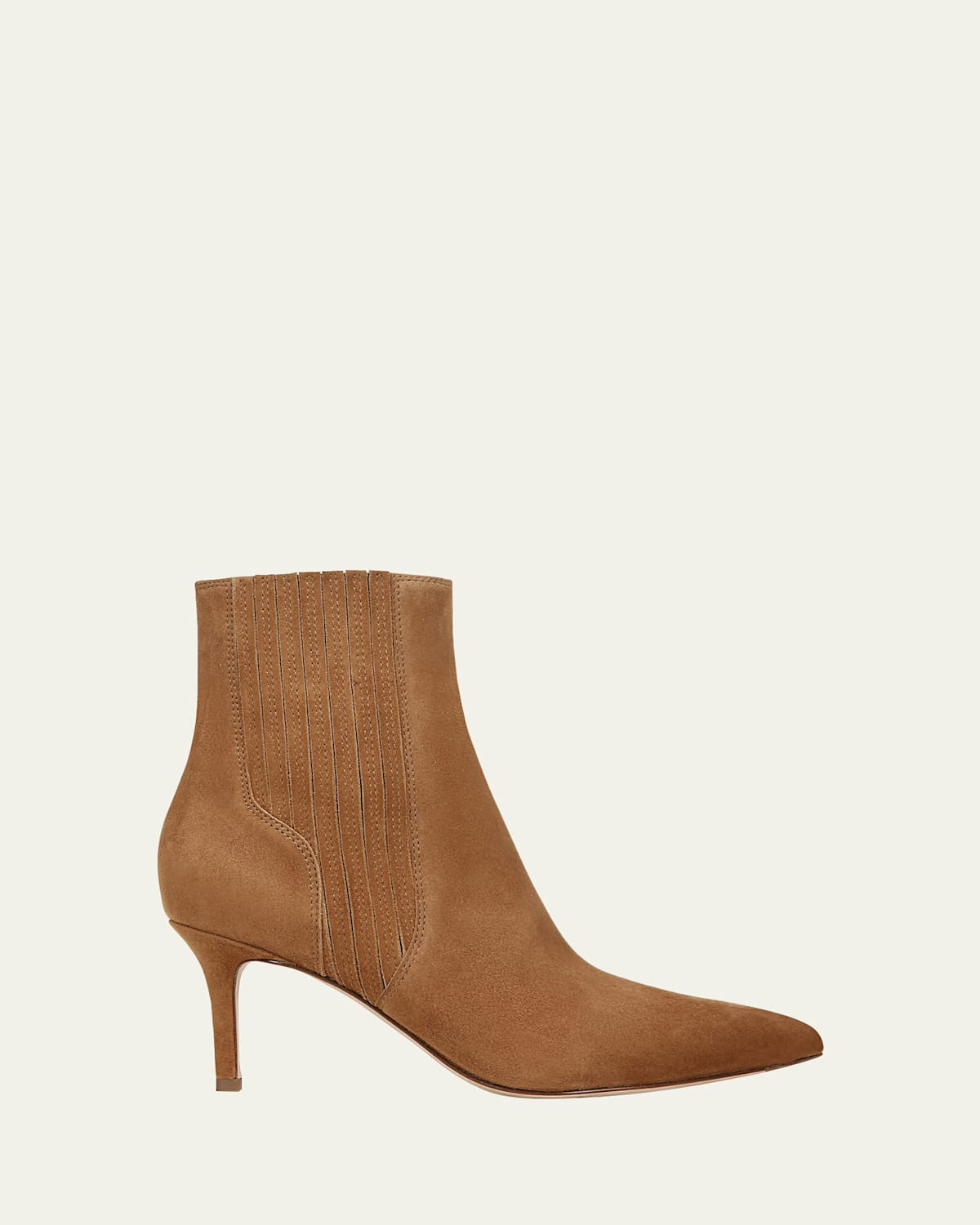 70mm Lisa Suede Stiletto Booties | Bergdorf Goodman