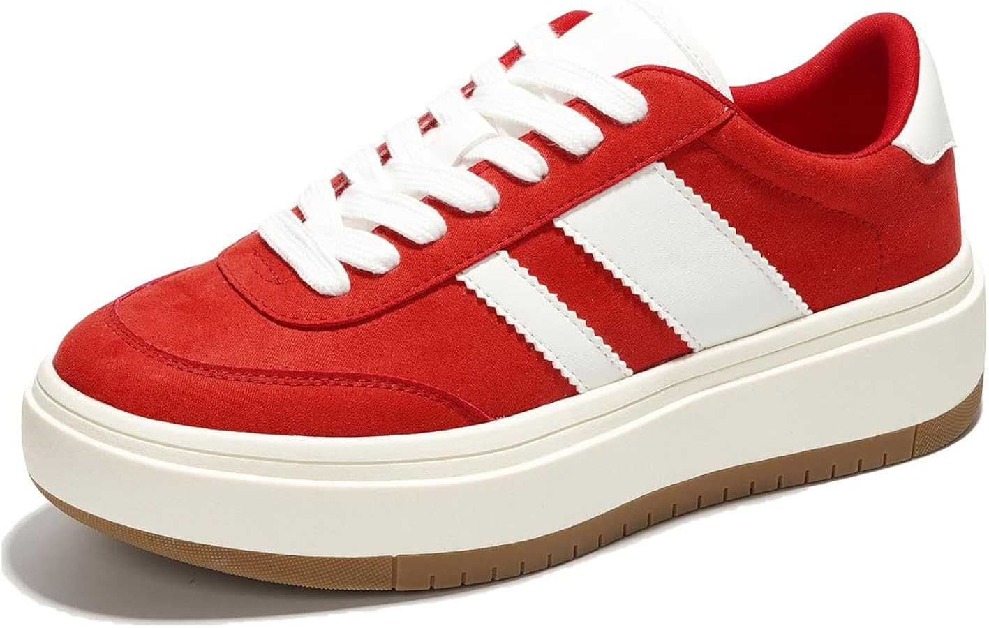 Sneakers for Women - Lace Up Women's Fashion Sneakers Memory Foam Insole Tennis Shoes Womens Snea... | Amazon (US)