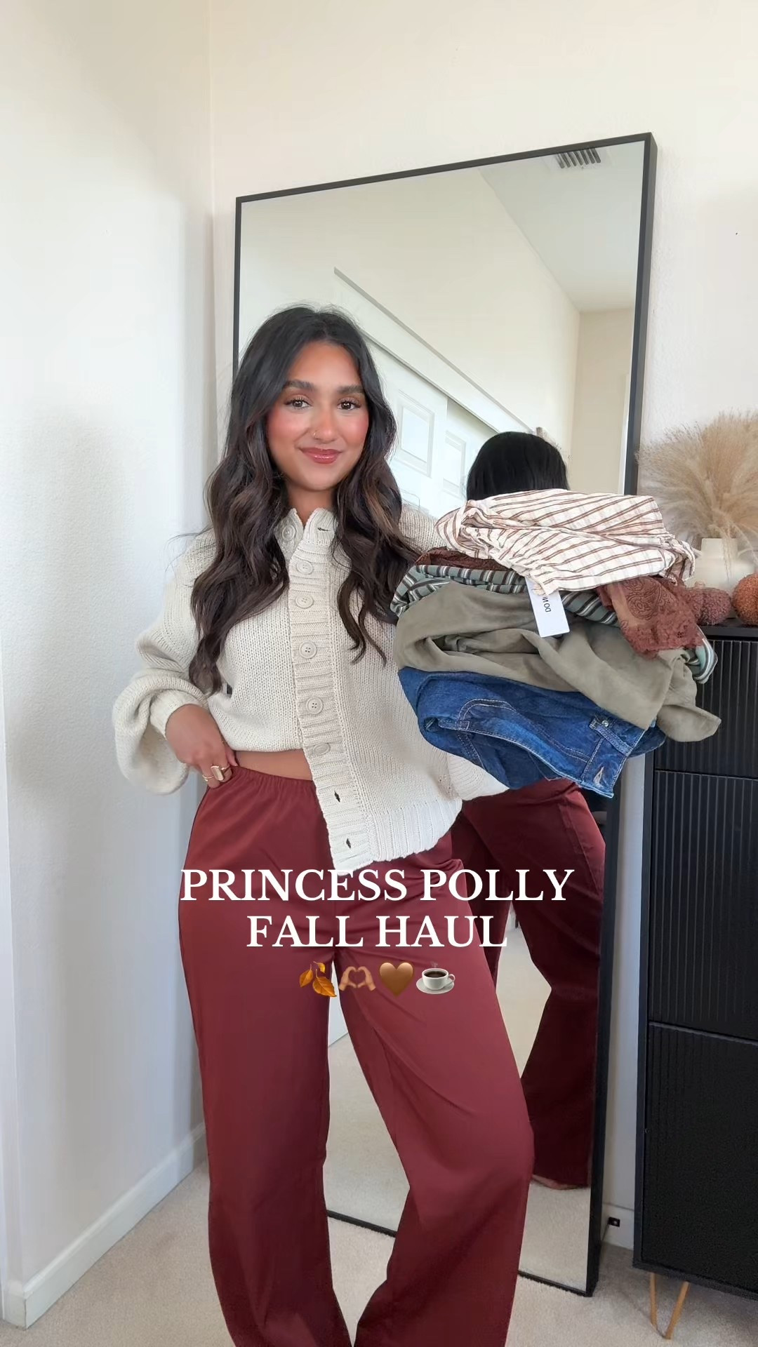  @princesspolly try on fall haul 🍂🫶🏽🤎  use my code: JULIAM20! Links in my LTK! 🤍 #pppartner #princesspolly #fall #fallhaul #princesspollyhaul #tryonhaul

