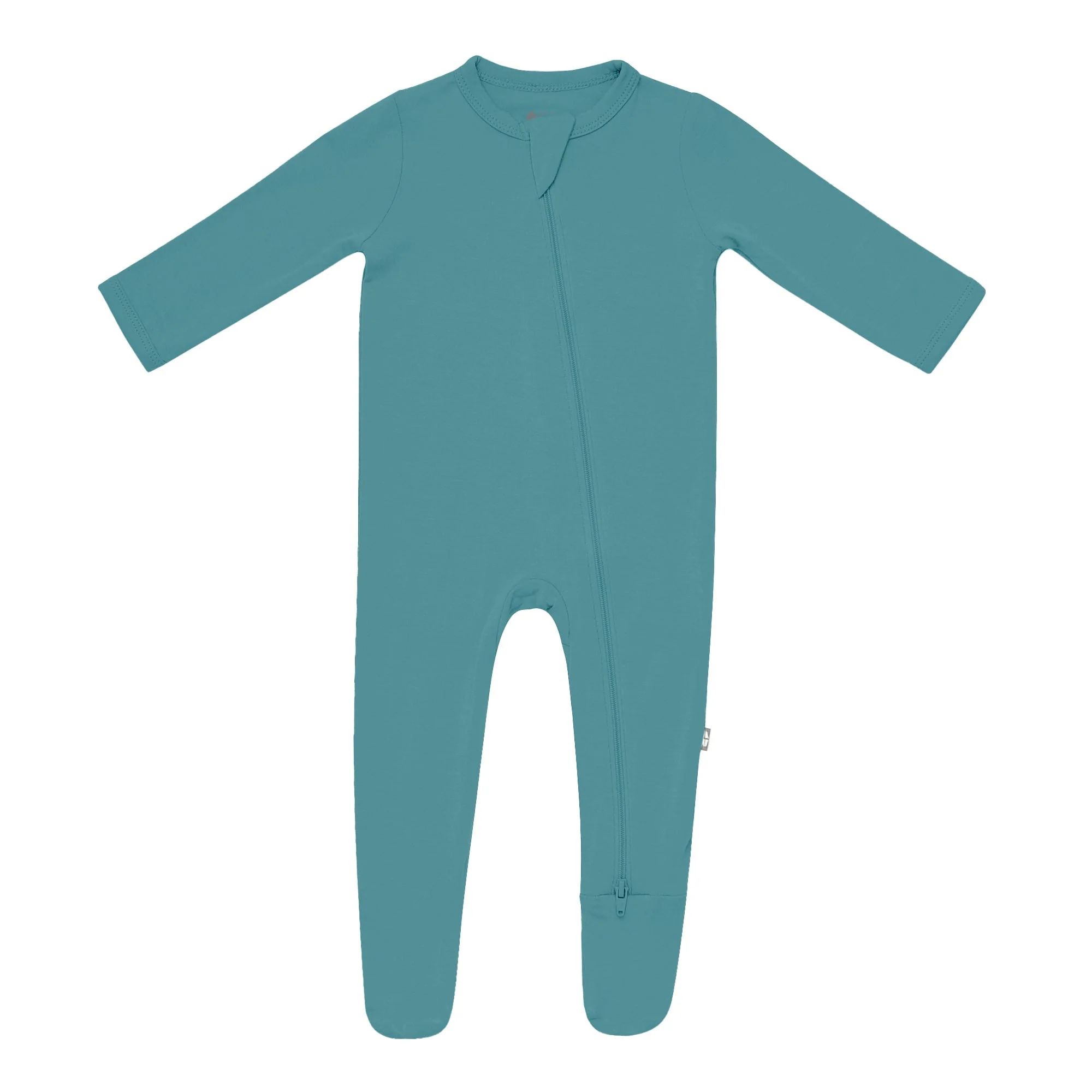 Zippered Footie in Cove | Kyte BABY